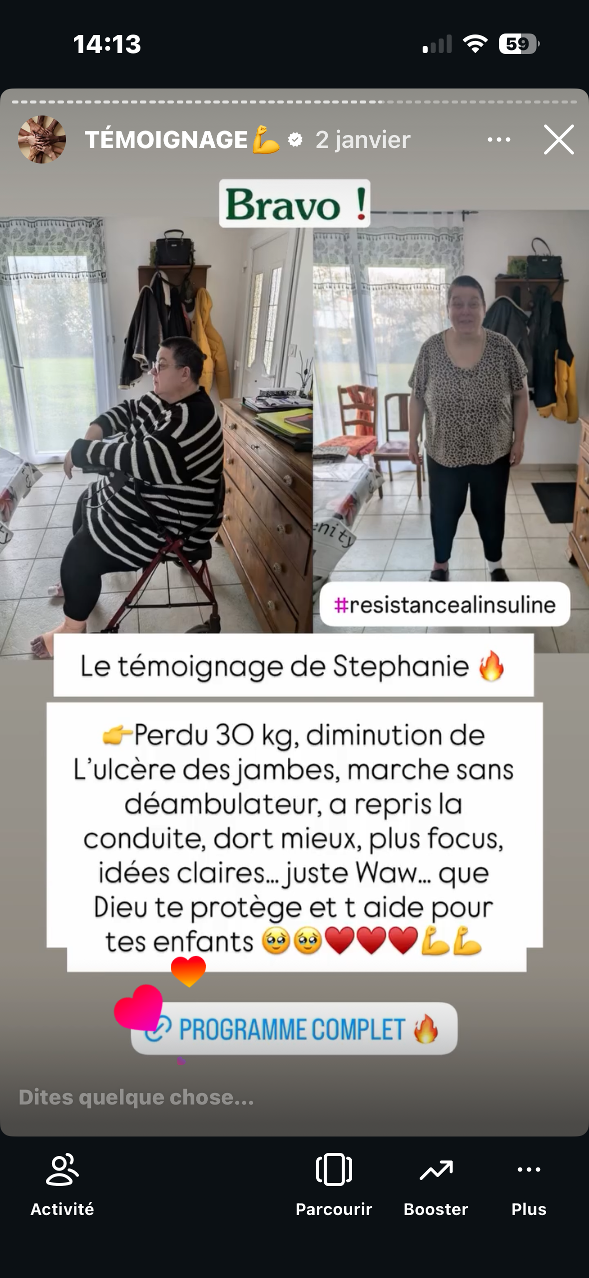 Témoignage